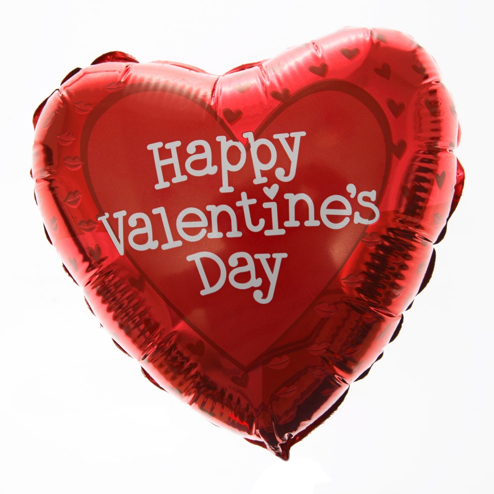Mylar Balloon Happy Valentine's Day